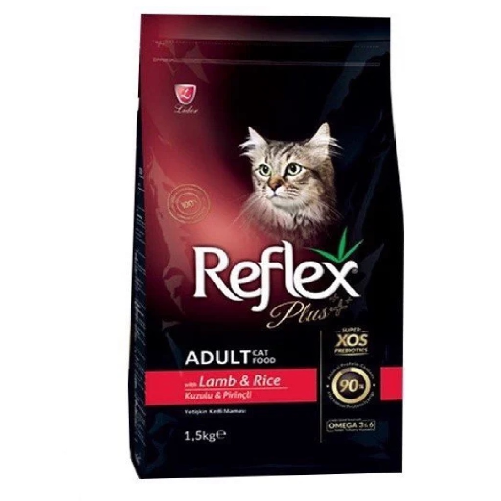 Hạt Reflex adult with lamb & rice cho mèo trưởng thành vị cừu & gạo túi 1,5kg