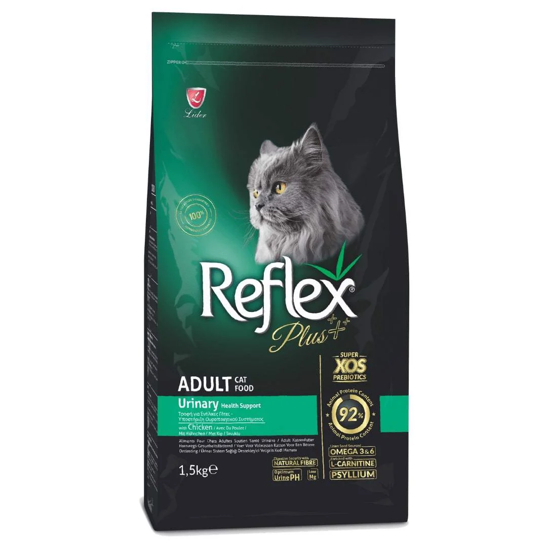 Reflex Plus Adult Cat Food Urinary Chicken. Cho mèo tiết niệu (1,5kg)